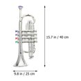 thumbnail image 2 of KONTONTY 1Set Simulated Instrument Toy Trumpet Shape ABS Music Learning for Children, 2 of 8