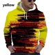 thumbnail image 2 of Sudaderas con capucha personalizadas para hombre, con estampado 3D en blanco y negro, estilo hip hop, de manga larga y talla grande, 2 of 4