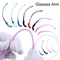 thumbnail image 6 of Eyeglasses Anti-Slip Snap-on Replacement Leg Spectacle Frame Glasses Arm Eyewear Accessories A, 6 of 8