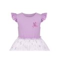 thumbnail image 4 of Girls Dress Purple Ruffle Sleeve Butterfly Sparkling Skirt Party 7 Years, 4 of 5