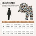 thumbnail image 4 of Saiise Color Tractor Print Women Soft Pajama Sets,Long Sleeve Sleepwear Button Up 2-Piece Pjs Lounge Sets-X-Large, 4 of 7