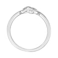 thumbnail image 4 of 1/12 Carat Natural Diamond Infinity Side Cross Purity Ring for Women in 925 Sterling Silver (H-I, I2-I3, 0.08 cttw) Engagement Wedding Promise Band Ring Size 8 by Lavari Jewelers, 4 of 5