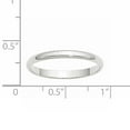 thumbnail image 2 of Primal Gold 14 Karat White Gold 2.5mm Lightweight Half Round Band Size 8, 2 of 5
