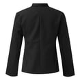 thumbnail image 5 of Baqcunre Winter Coats For Women Women Fashion Long Sleeve Open Front Notched Collar Suit Cardigan Office Ladies Jacket Coat Womens Tops Blazers For Women Black 4XL, 5 of 5