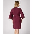 thumbnail image 2 of Bali Breathe Sleepwear Robe Midnight Rouge XL Women's, 2 of 4