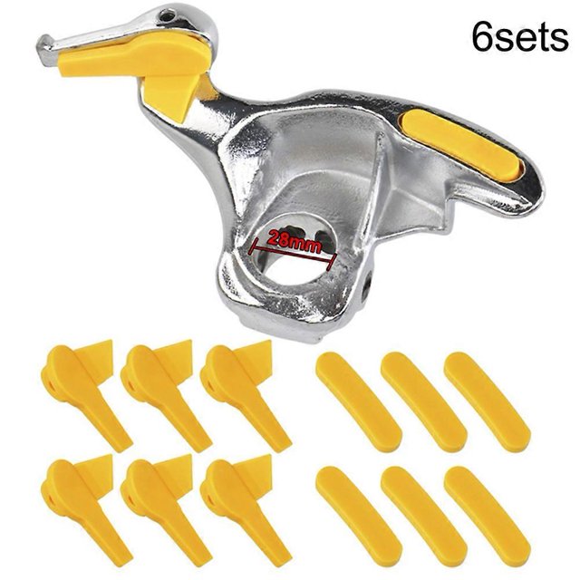 12Pcs Tyre Tire Changer Parts Nylon Mount Demount Duck Head Rt Rim Protector Automobiles Accessories Tire Changer Repair Tool