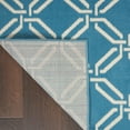 thumbnail image 5 of Nourison Jubilant Modern Trellis Blue 6' x 9' Area Rug, (6' x 9'), 5 of 8
