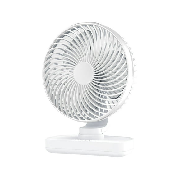 HOARBOEG 4-Speed Adjustable Desk Fans Quiet USB Desktop Fan Portable Oscillating Office Dorm Desktop Fan Compact USB Person Cooling Fan Summer Gift