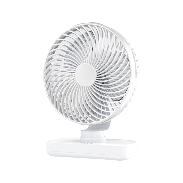 Ventilador Usb 4 Velocidades, Silencio Escritorio y Ajustable, Cabezal Oscila Unmejor Flauta, Batería de Larga Durracion, Compacto y Portátil, Ideal Estudio En La Oficina o En El Dormitorio, Moderno