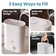 Everlasting Comfort 6L Top Fill Humidifier, Auto Shut-Off Cool Mist Oil Diffuser