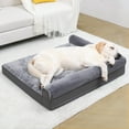 thumbnail image 2 of KSIIA Orthopedic Dog Bed Sofa for Large Dogs, 36"x27" Pet Couch with Removable Waterproof Cover, 2 of 8