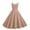 Khaki, variant on 50s Retro Spaghetti Strap Dresses for Women Vintage Sleeveless Polka Dot Printed Party Dress Loose Comfortable Stylish Birthday Dresses 2026 Spring Summer Clothing Yellow XL