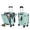 Green, variant on TABU Carry On Luggage with Side Bag, Front Opening Suitcase with Cup Holder & Phone Mount, USB & Type-C Port, TSA Lock, Phone Mount, Blue