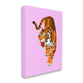 thumbnail image 6 of Stupell Industries Roaring Tiger on Pink Animals & Insects Painting Gallery Wrapped Canvas Art Print Wall Art, 16 x 20, 6 of 8