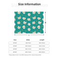 thumbnail image 2 of Throw Blanket for Couch - Cute Fried Egg Skull Super Soft Fuzzy Comfy Warm Throw Blanket, Cozy Lightweight Funny Plush Flannel Blanket Throws for Sofa and Bed All Season, 2 of 5
