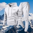 thumbnail image 3 of Ceisia Men's Loose Fit Hooded Sweatshirt & Jogger Pants Set | Casual Warm Two-Piece Tracksuit Gifts, 3 of 5