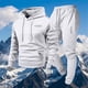 thumbnail image 3 of Ceisia Men's Loose Fit Hooded Sweatshirt & Jogger Pants Set | Casual Warm Two-Piece Tracksuit Gifts, 3 of 5