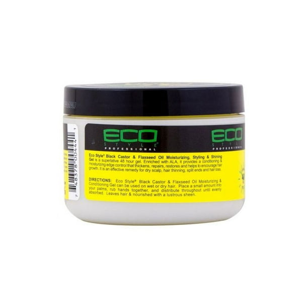 ECO 48hr Edge Control Gel [Black Castor & Flaxseed Oil] (11oz) – Canada  Beauty Supply