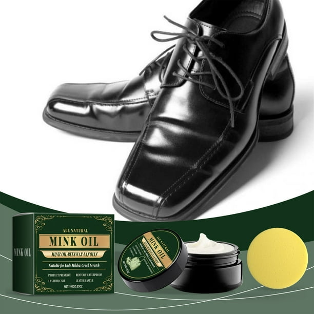 leather conditioner for dress shoes Cobbler's Choice Essential Kit - Premium Shoe Care - All Natural Ingredients conditions all smooth Nnndbs Liquid Shoe Polish with