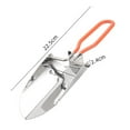 thumbnail image 6 of jiaroswwei Ergonomic Multi-use Garden Shovel Reliable Foldable Stainless Steel Planting Shovel for Yard, 6 of 8