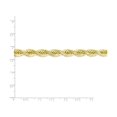 thumbnail image 2 of FJC Finejewelers 8 Inch 10k 7mm Handmade bright-cut Rope Chain Bracelet, 2 of 6