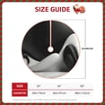 thumbnail image 2 of Fotbe Black White Fluid Sculpture Pattern Christmas Tree Skirt, Tree Skirts Plush Christmas Decorations, Christmas Tree Skirts Xmas Decorations Holiday Party Decor-30", 2 of 6
