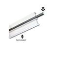 thumbnail image 3 of Sill Track for Sliding Doors, Snap-in, Stainless Steel - 72 in Long, 3 of 3