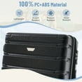 thumbnail image 6 of Pouseayar 3 Piece Luggage Set with TSA Lock, Expandable Travel Family Cases 20" 24" 27", 6 of 13