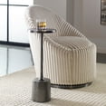 thumbnail image 3 of 25062-Uttermost-Sanaga - 24.5 inch Drink Table - 10 inches wide by 10 inches deep, 3 of 5