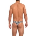 thumbnail image 3 of Gary Majdell Sport Mens New Hot Zebra Print Thong Swimsuit Size Small, 3 of 4