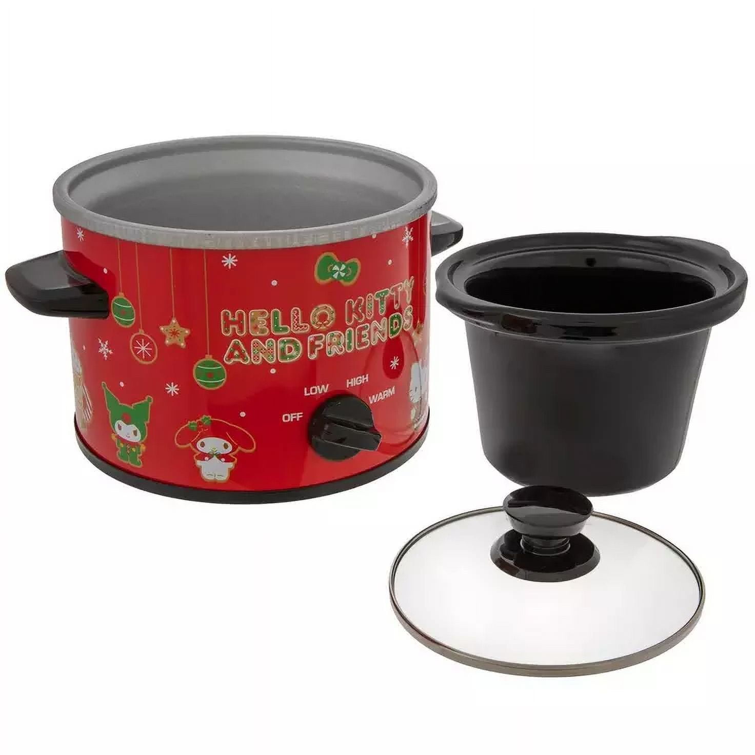 Hello Kitty 2-Quart Slow Cooker, Holiday Design with Temperature Settings