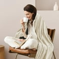 thumbnail image 5 of Clearance Under $5!Yyuenw Fleece Throw Blanket for Couch and Bed, 27x39 inches Summer Soft Fleece Throws, Fuzzy Waffle Textured Blanket, Cozy Warm Lightweight All Season Blanket Throw, 5 of 5
