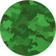 thumbnail image 1 of Ahgly Company Tapis Rond Lavable en Machine Intérieur Transitionnel Vert Foncé, 8 Pieds Rond, 1 of 7