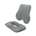 thumbnail image 4 of Stgfyxgs Back and Seat Cushion for Office Chair Back Rest Non Slip Soft Sitting Pad Lumbar Support Pillow for Desk Chair Gaming Chair Gray, 4 of 9