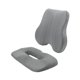 thumbnail image 4 of Cojín de respaldo y asiento para silla, cojín de respaldo grueso, soporte para asiento de coche Gris, 4 of 9