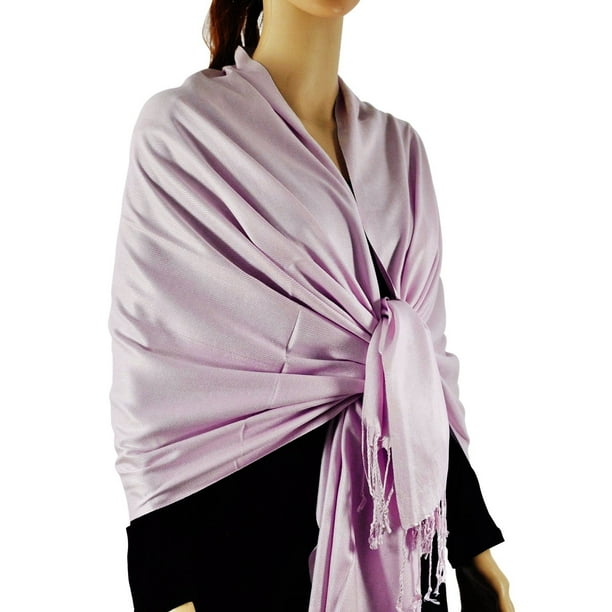 Pashmina Large Solid Color Pashmina Shawl Wrap Scarf 78" X 28"