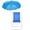 Blue, variant on Lightweight Blue Folding Beach Chair with Detachable Umbrella for Adults - Portable, Durable, 265lbs Capacity for Outdoor Activities