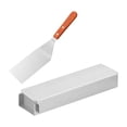 thumbnail image 2 of Molde rectangular para tiramisú, resistente molde de acero inoxidable para hornear pasteles, herramienta para hornear pasteles, bricolaje, para cocina tapa de acero corta, 2 of 8