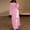 Pink, variant on Gspmoly Summer Dress, Fall and Winter New Solid Round Neck Long Sleeve Split Loose Relaxed Dress for Women Wedding Dresses for Women Prime Deals