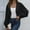 Black, variant on Sakmal Long Sleeve Spring Coats for Women Lightweight Beige Casual Loose Fit Solid Knit Cardigan Sweater Womens Jackets Plus Size