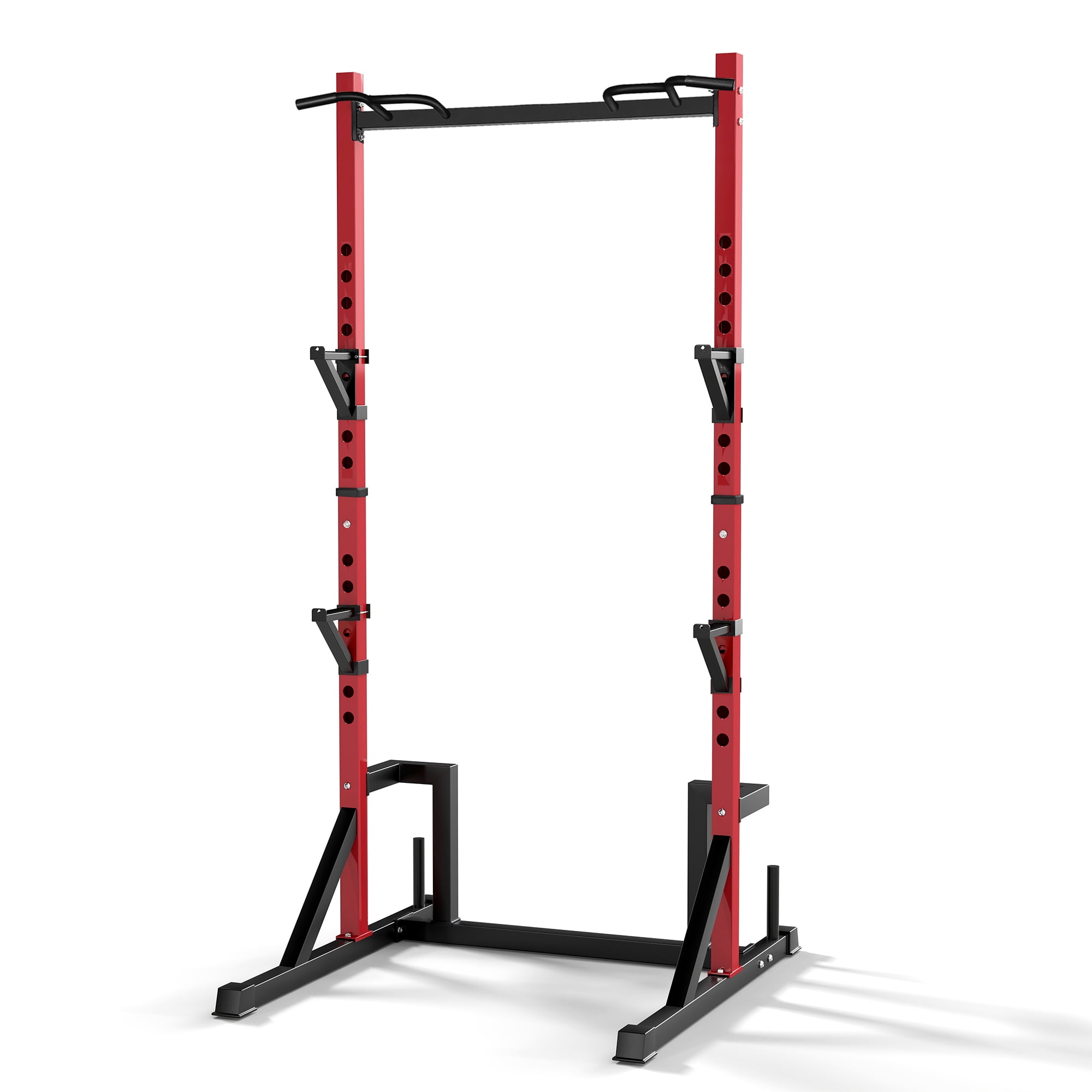 Primy Power Rack with Pull up Bar for Home Gym, 800Lbs Capacity Multifunction Adjustable Squat Stand Rack, Power Rack Cage