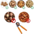 thumbnail image 2 of 2024 Nut Crackers, Heavy Nutcracker Walnut Pecan Nut Opener Tool With Wooden Handle, 2 of 3