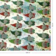 thumbnail image 2 of Papel Envoltura Holiday Time Navideño Gnomos 25 x 30 Pulgadas Fondo Plateado, 2 of 4