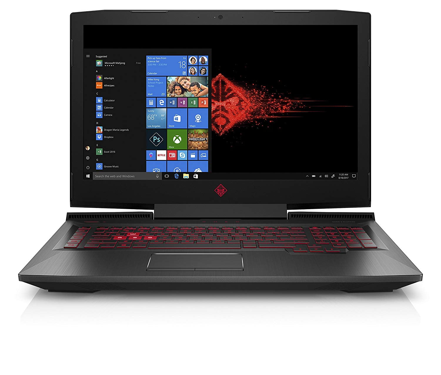 OMEN by HP 17inch Gaming Laptop w/ 144Hz AntiGlare GSync Display, i7