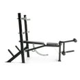 Weider Legacy Adjustable Olympic Bench and Rack with Leg Developer, 510