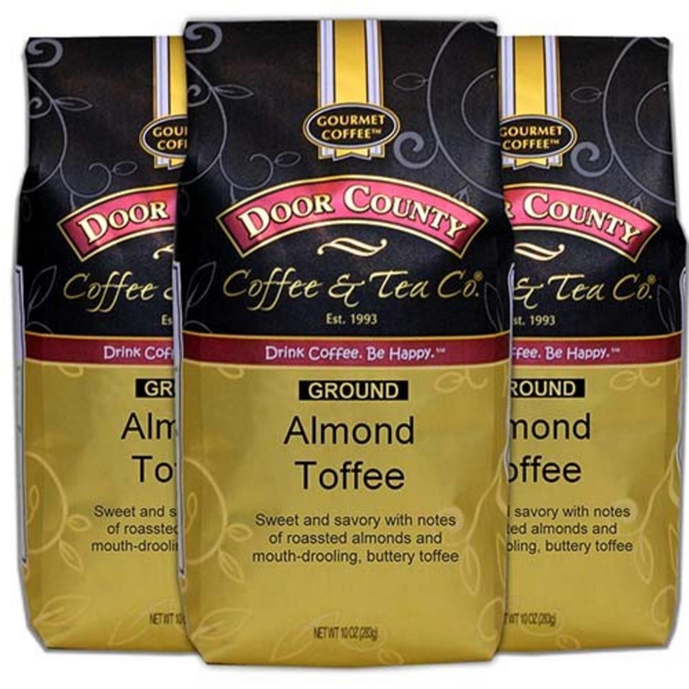 Door County Coffee Almond Toffee, Almond & Toffee Flavored Specialty