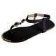 thumbnail image 5 of Sandalias Con Correa En T Para Mujer, Sandalias De Gladiador Planas Elegantes De Verano, Sandalias De Playa Estilo Bohemio Informal Con Punta Abierta, Zapatos Romanos Eigraketly AP007465-07, 5 of 5