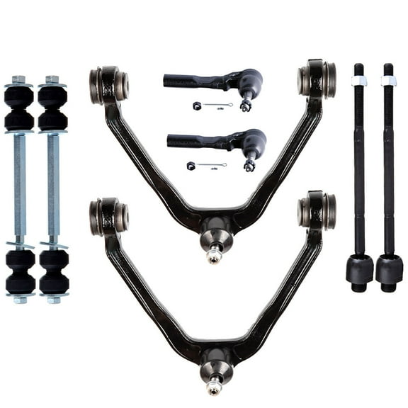 ECCPP - 8PCS Front Suspension Kit For Chevy Silverado 1500 Silverado 1500 Classic For GMC Sierra 1500 Sierra 1500 Classic Upper Control Arm And Ball Joint Outer Inner Tie Rod End Sway Bar End Link