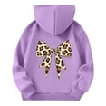 thumbnail image 4 of successthop Graphic Hoodies Toddler Girls Boys Long Sleeve Hooded with Pockets Bow Printed Casual Blouse Sizes 3-13, 4 of 4
