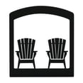 thumbnail image 1 of Village Wrought Iron NH-119 Porte-Serviettes de Chaises d'Adirondack, 1 of 4